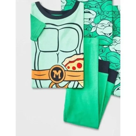 Nickelodeon Teenage Mutant Ninja Turtles Pajama Set - Size 2T, NWT - Picture 9 of 9